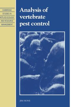 portada Analysis of Vertebrate Pest Control (Cambridge Studies in Applied Ecology and Resource Management) (en Inglés)