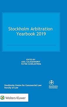 portada Stockholm Arbitration Yearbook 2019 (in English)