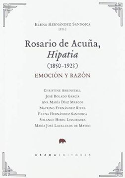 portada Rosario de Acuña, Hipatia (1850-1923) (in Spanish)