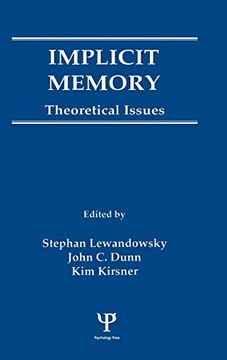 portada Implicit Memory: Theoretical Issues (en Inglés)