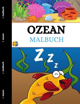 portada Ozean Malbuch: Ocean Creatures Malbuch (en Alemán)