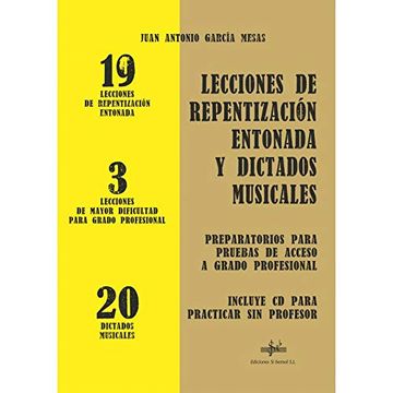 portada Sibemol - Lecciones de Repentización Entonada y Dictados Musicales (Audio Online) (Garcia Mesas)