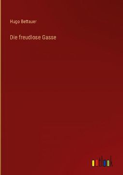 portada Die freudlose Gasse (in German)
