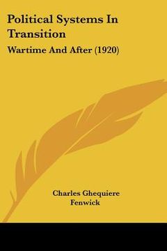 portada political systems in transition: wartime and after (1920)