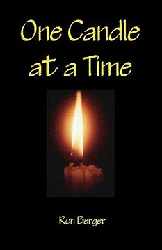 portada one candle at a time (en Inglés)