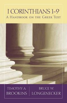 portada 1 Corinthians 1-9: A Handbook on the Greek Text (Baylor Handbook on the Greek new Testament) (en Inglés)