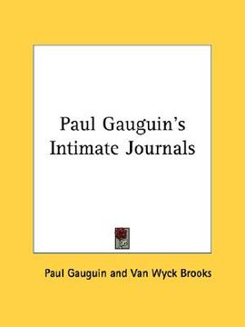 portada paul gauguin's intimate journals (in English)