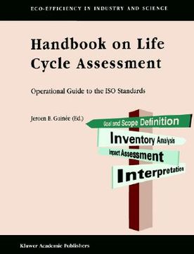 portada handbook on life cycle assessment: operational guide to the iso standards (en Inglés)