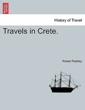 portada travels in crete. (in English)