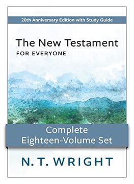 portada New Testament for Everyone Complete Eighteen-Volume Set: 20Th Anniversary Edition With Study Guide (The new Testament for Everyone) 
