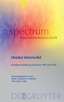 portada Literatur Intermedial (Spectrum Literaturwissenschaft (in German)