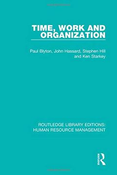 portada Time, Work and Organization
