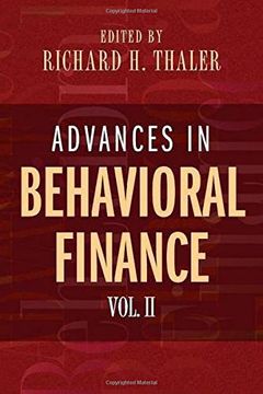 portada Advances in Behavioral Finance, Volume ii: V. 2 (The Roundtable Series in Behavioral Economics) (en Inglés)