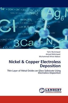 portada nickel & copper electroless deposition (en Inglés)