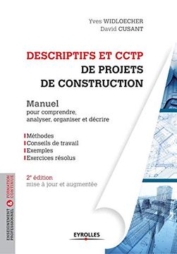 portada Descriptifs et Cctp de Projets de Construction: Manuel Pour Comprendre, Organiser et Décrire (Enseignement Professionnel) (in French)
