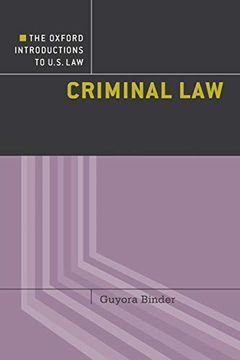 portada Criminal law (Oxford Introductions to U. S. Law) (in English)