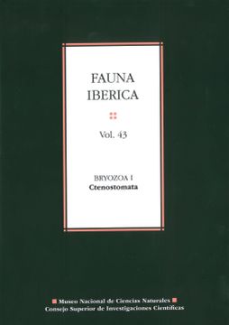 portada Fauna Ibérica. Vol. 43: Bryozoa i: Ctenostomata (in Spanish)