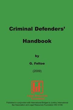 portada criminal defenders handbook