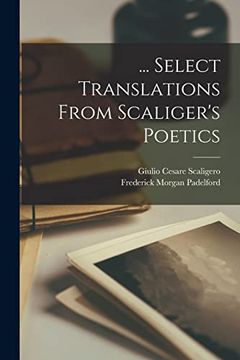 portada Select Translations From Scaliger's Poetics (en Inglés)