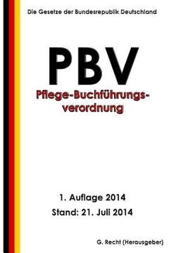 portada Pflege-Buchführungsverordnung - PBV (en Alemán)
