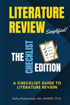 portada Literature Review Simplified: The Checklist Edition: A Checklist Guide to Literature Review (en Inglés)