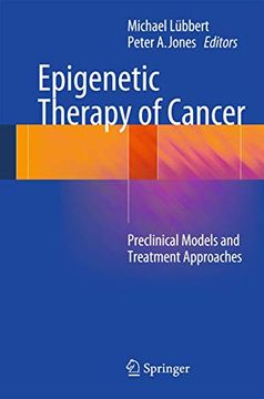 portada Epigenetic Therapy of Cancer: Preclinical Models and Treatment Approaches (en Inglés)