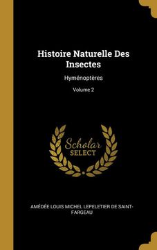 portada Histoire Naturelle des Insectes (en Francés)