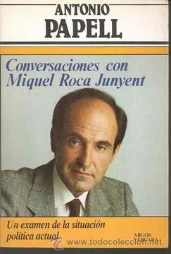 portada Conversaciones con Miquel Roca Junyent (Colección Primera plana)