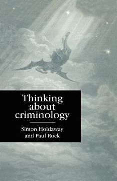 portada thinking about criminology (en Inglés)