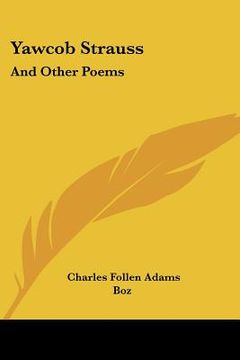 portada yawcob strauss: and other poems (en Inglés)