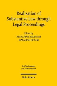 portada Realization of Substantive Law Through Legal Proceedings (in English)