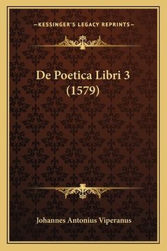portada De Poetica Libri 3 (1579) (en Latin)
