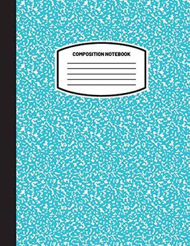 portada Classic Composition Notebook: (8. 5X11) Wide Ruled Lined Paper Notebook Journal (Sky Blue) (Notebook for Kids, Teens, Students, Adults) Back to School and Writing Notes 