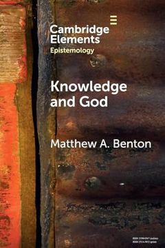 portada Knowledge and god (Elements in Epistemology) (in English)