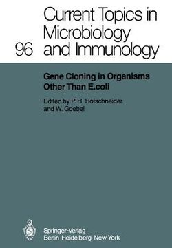 portada gene cloning in organisms other than e. coli (en Inglés)