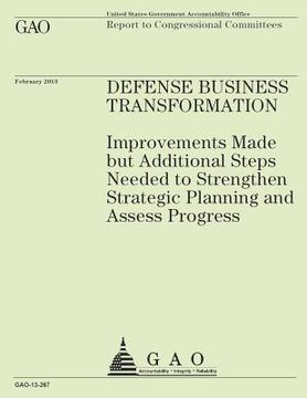 portada Report to Congressional Committees Defense Business Transformation (en Inglés)