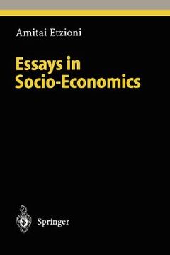portada essays in socio-economics (en Inglés)