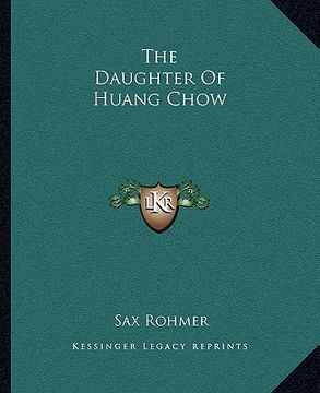 portada the daughter of huang chow (en Inglés)