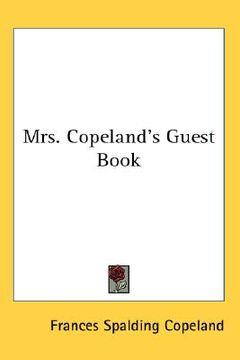 portada mrs. copeland's guest book (en Inglés)