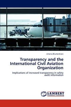 portada transparency and the international civil aviation organization (in English)