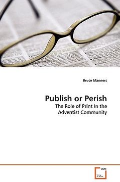 portada publish or perish (en Inglés)