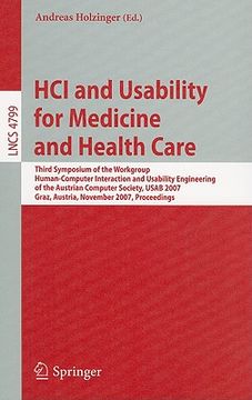 portada hci and usability for medicine and health care