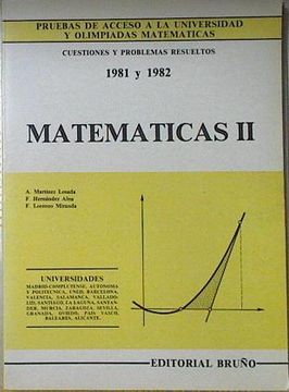 portada Matematicas 2 Pruebas de Acceso a la Universidad