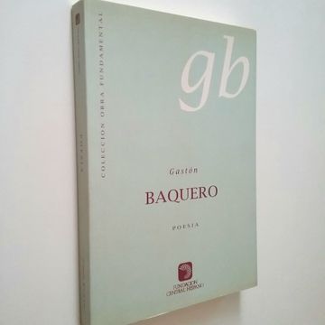 portada Gaston Baquero, Poesia