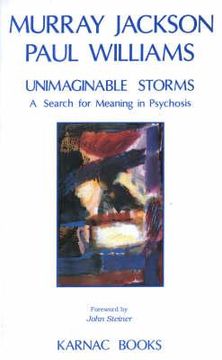 portada unimaginable storms: a search for meaning in psychosis (en Inglés)