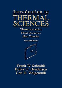portada introduction to thermal sciences: thermodynamics fluid dynamics heat transfer (en Inglés)