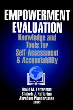 portada empowerment evaluation: knowledge and tools for self-assessment and accountability (en Inglés)
