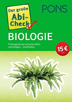 portada Pons der Große Abi-Check Biologie: Prüfungswissen auf Einen Blick: Aufschlagen - Draufhaben (Pons Abi-Check) (en Alemán)