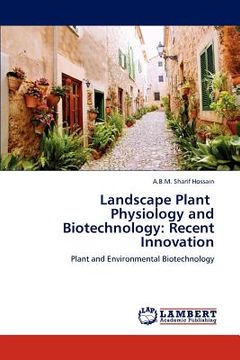 portada landscape plant physiology and biotechnology: recent innovation (en Inglés)