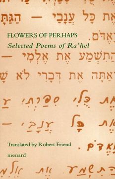 portada Flowers of Perhaps Selected Poems of Ra'hel